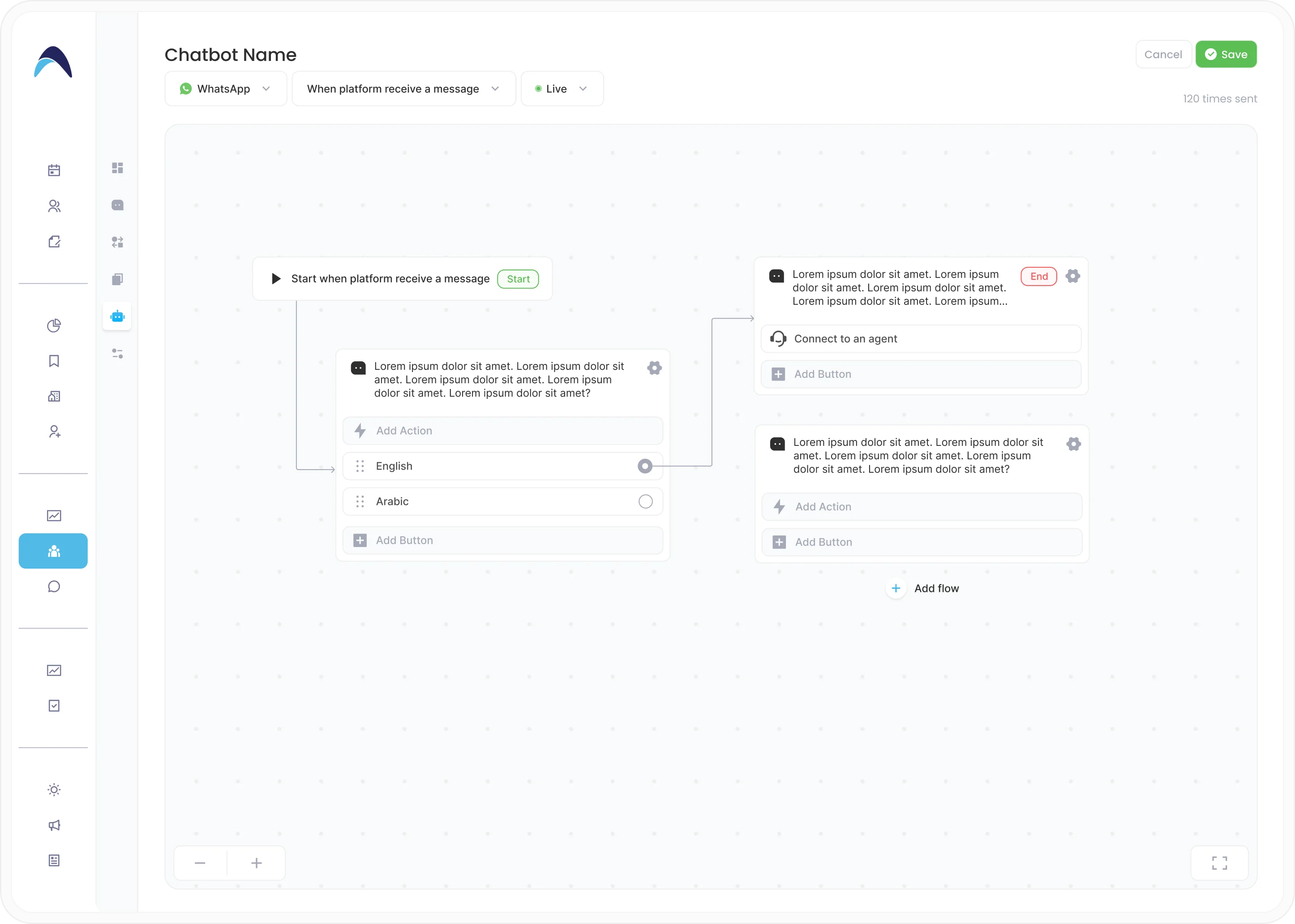 chatbot flow