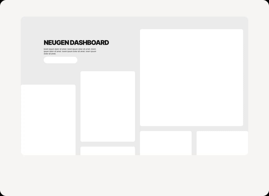 Mid-fidelity wireframe of the home page