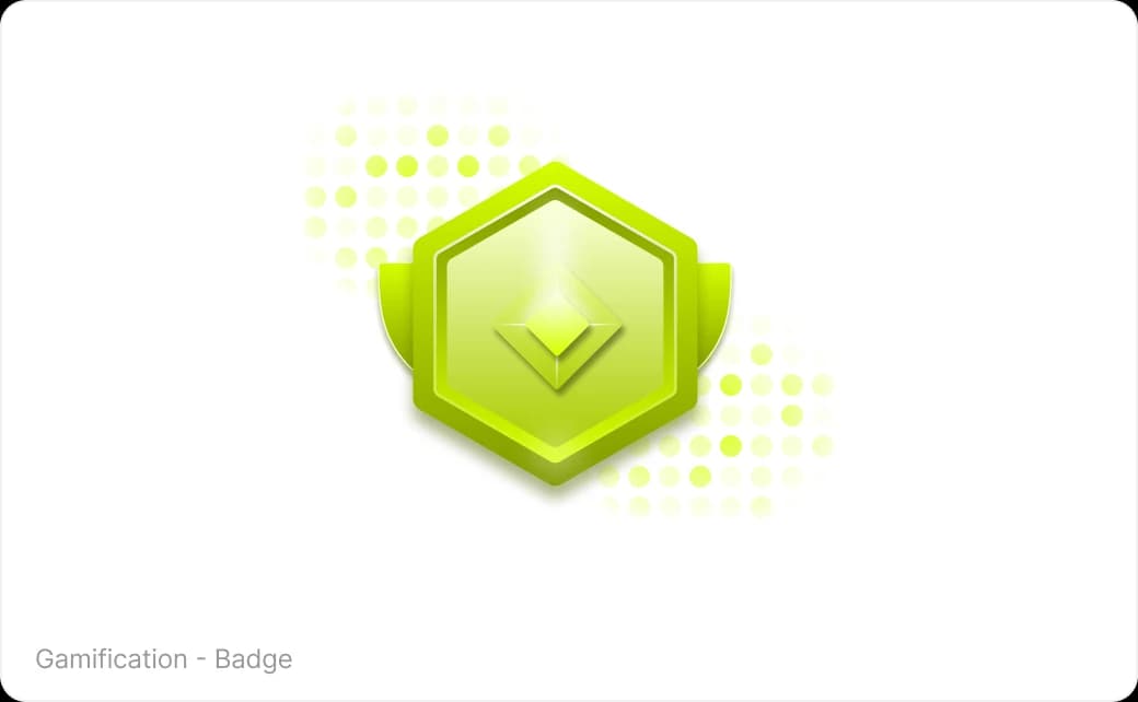 Gamification badge