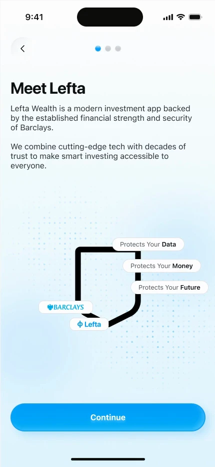 Lefta: Who is behind it. Being part of Barclays is the first trust signal.